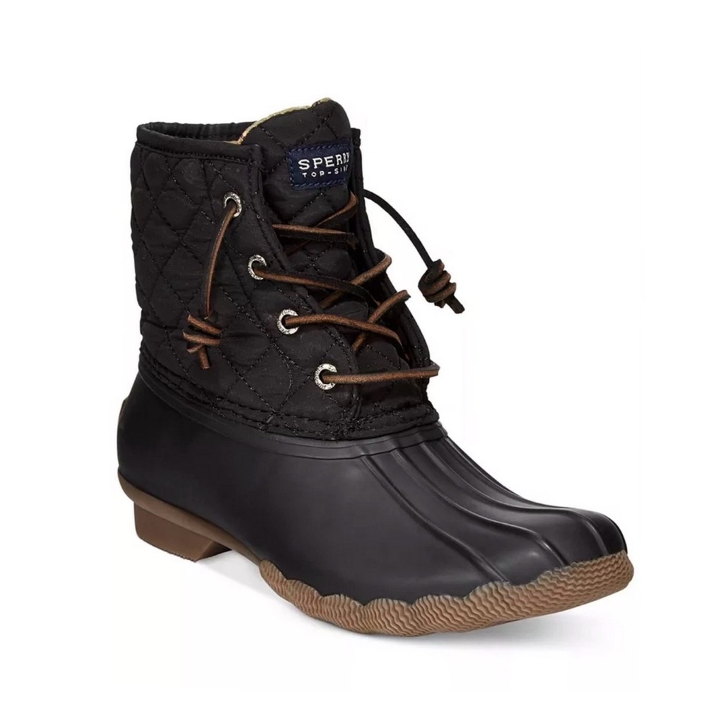 Sperry Top-Sider Rubber Quilted Saltwater Duck Boots size 9M B103